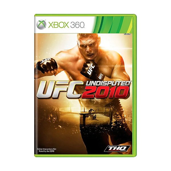 Jogo de Luta Ufc 3 Undisputed Xbox 360 Original Seminovo