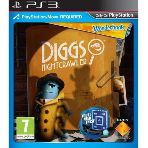 Diggs Detetive Particular + Livro de Feitiços + WonderBook Seminovo – PS3