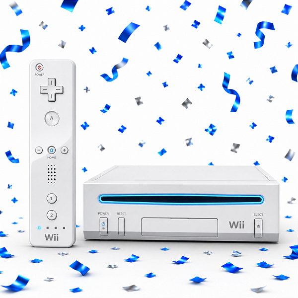 Console Nintendo Wii na Caixa com controle original - Nintendo Wii