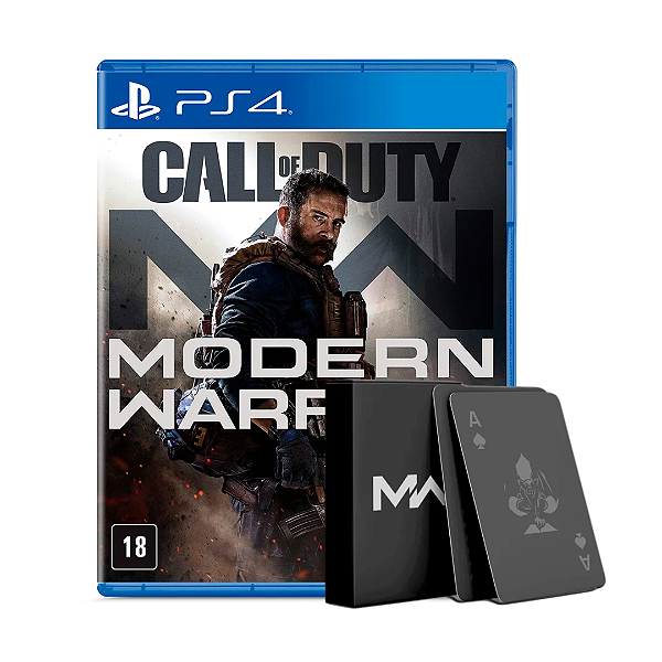 Jogo Call of Duty: Modern Warfare Edição Especial com Baralho e Pôster – PS4