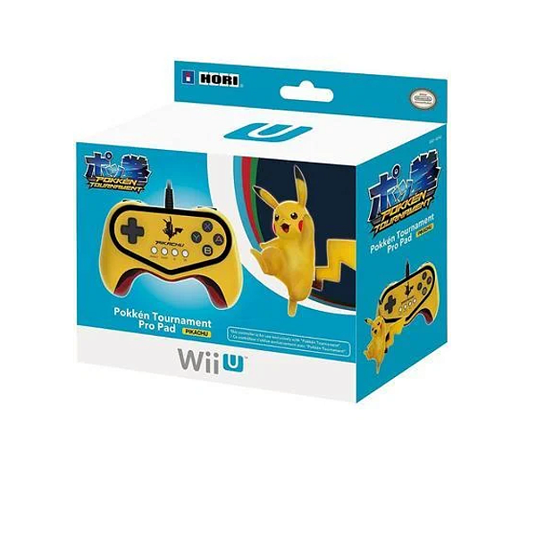 Controle Pokkén Tournament Pro Pad Amarelo - Wii U