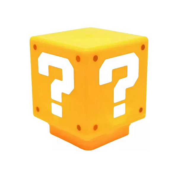 Luminária Super Mario Bloco 3D - Nintendo