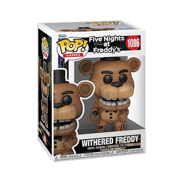 Pop Funko - Withered Freddy - Five Nights at Freddy´s #1086
