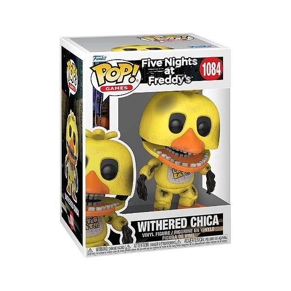 Pop Funko - Whitered Chica - Five Nights at Freddy´s #1084