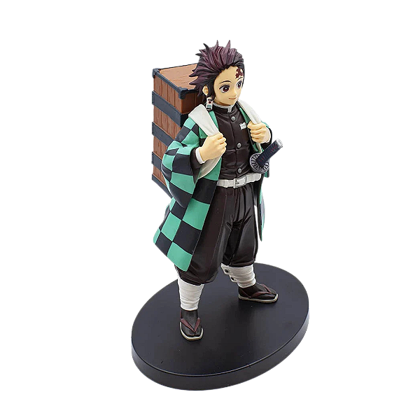 Figure Tanjiro Kamado – Demon Slayer: Kimetsu no Yaiba (com caixa nas costas)( SEM CAIXA )