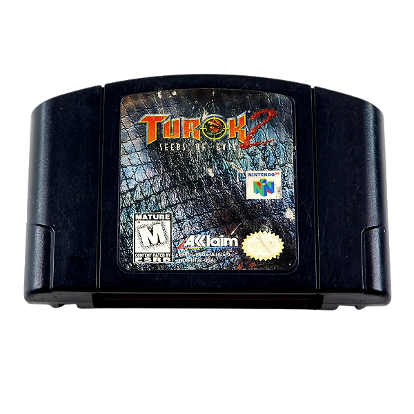 Turok 2: Seeds of Evil – Nintendo 64 (N64) cartucho Original