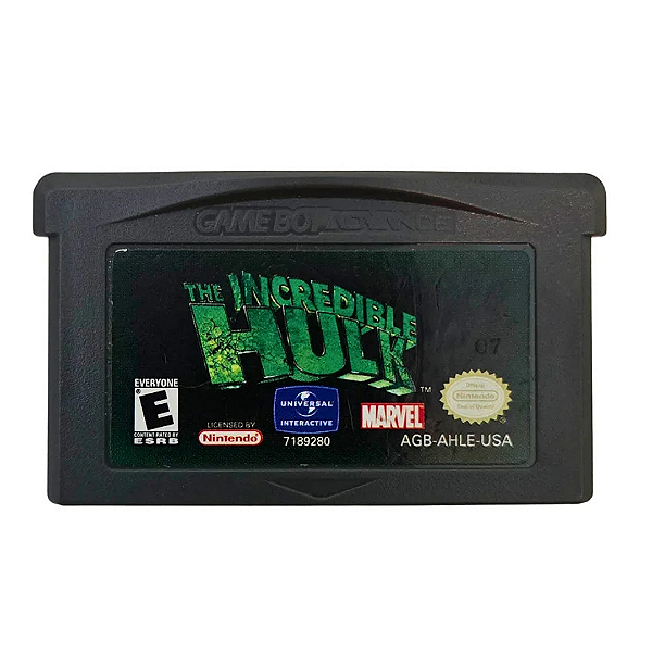 The Incredible Hulk – Cartucho Original (Game Boy Advance)