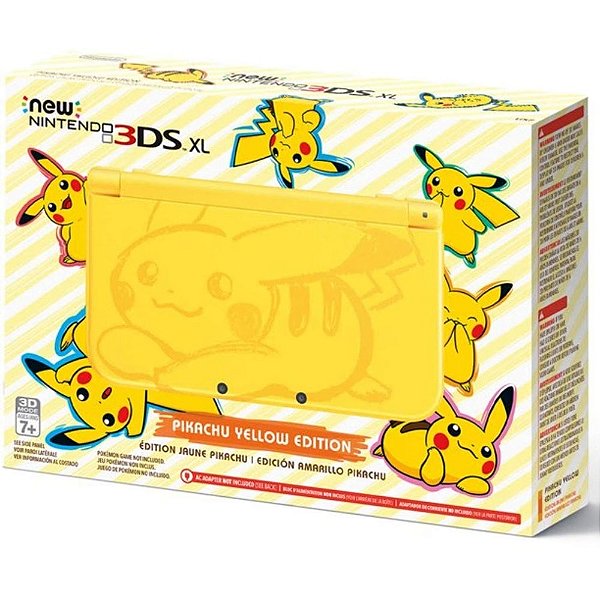 Console New Nintendo 3DS XL – Pikachu Yellow Edition Seminovo