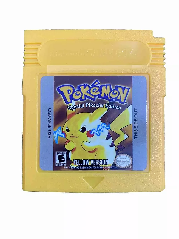 Pokémon Yellow Original - Game Boy Color Seminovo