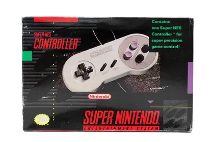 Controle Super Nintendo Original com Caixa - Seminovo