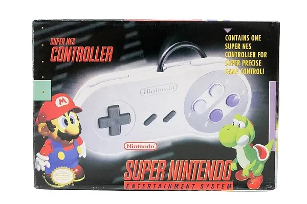 Controle Original Super Nintendo NES - Seminovo Com caixa