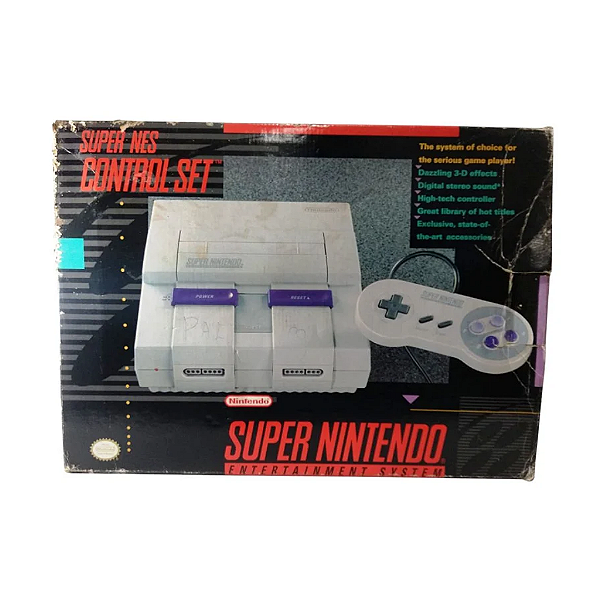Super Nintendo Control Set CIB (IMPECÁVEL)