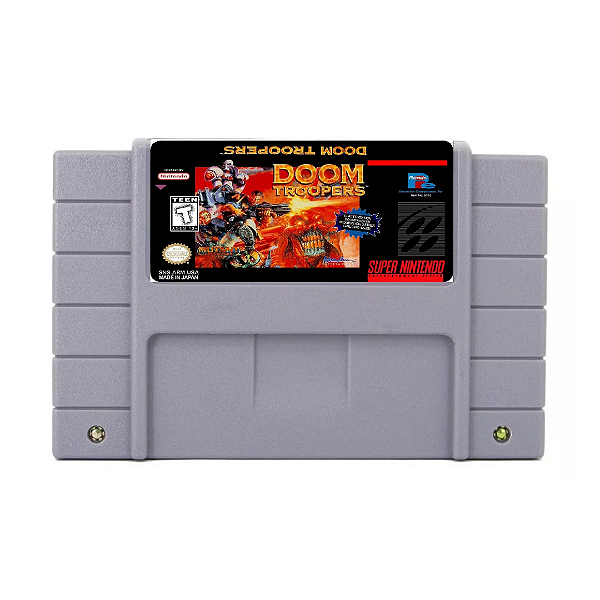 Doom Troopers Seminovo Super Nintendo (Cartucho Paralelo)