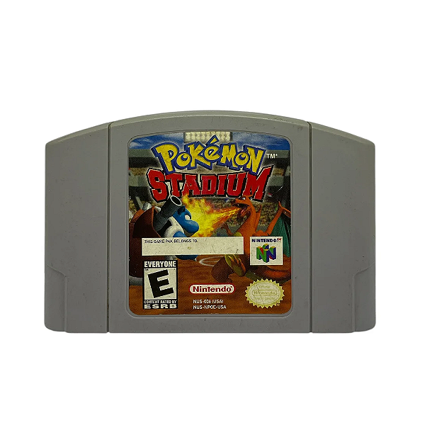 Pokémon Stadium Original Nintendo 64 – Cartucho N64 – Seminovo – Testado