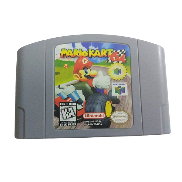 Mario Kart 64 Original Nintendo 64 – Cartucho N64 – Seminovo – Testado