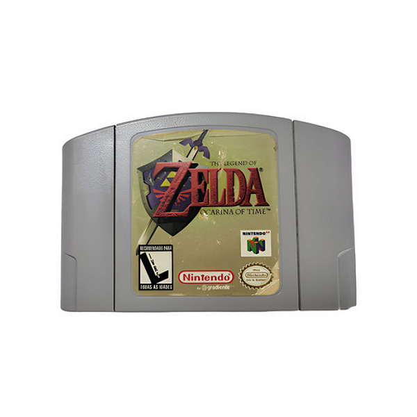 The Legend of Zelda: Ocarina of Time Original Nintendo 64 – Cartucho Nacional – Seminovo – Testado