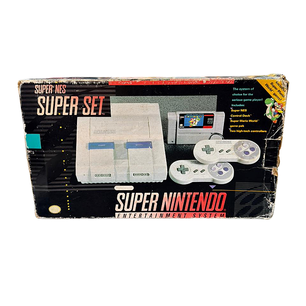 Super Nintendo Super Set Completo - Retro