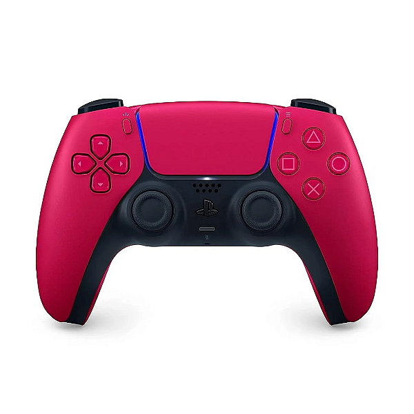 Controle para PS5 sem Fio DualSense Sony Seminovo - Cosmic Red
