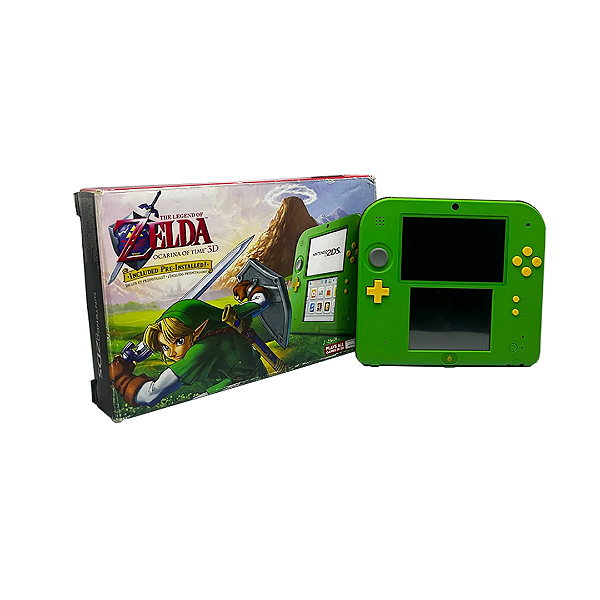 Nintendo 2DS Edição The Legend of Zelda: Ocarina of Time 3D – CIB