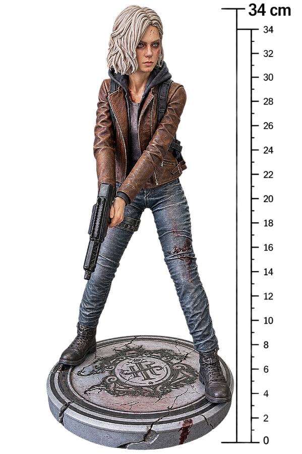 Estátua Grace Ashcroft – Resident Evil Requiem – 34 cm