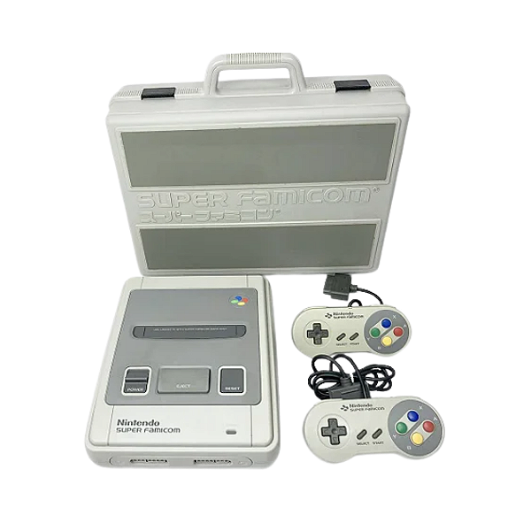 Super Famicom na Maleta – Console Retrô Nintendo