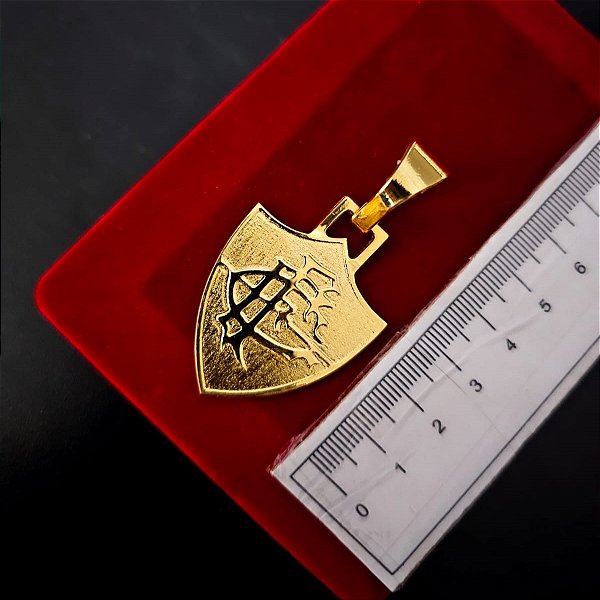 Pingente Fluminense - Banhado a Ouro 18k