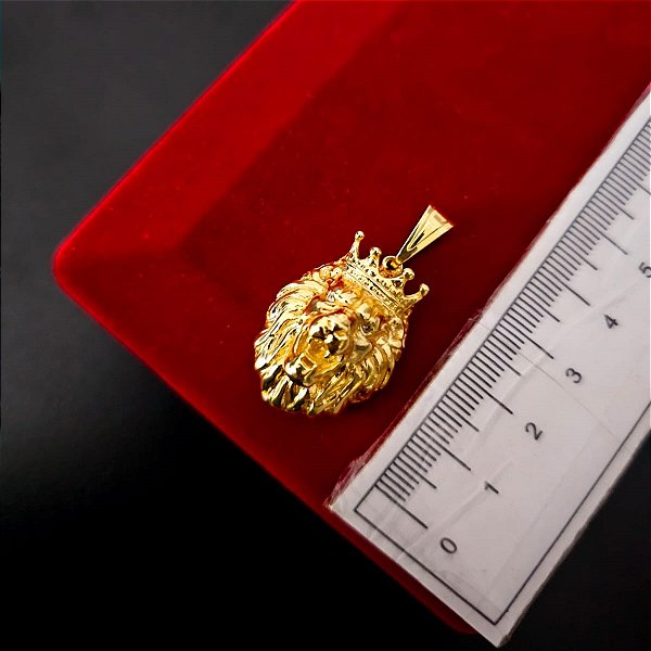Pingente Leão - Banhado a Ouro 18k