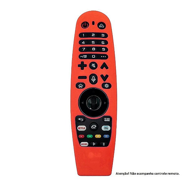 Capa de Silicone para Controle Magic 2017 a 2020 - Vermelha