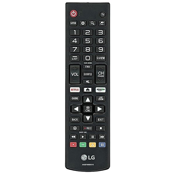 CONTROLE REMOTO CONVENCIONAL PARA SMART TV LG - AKB75095315