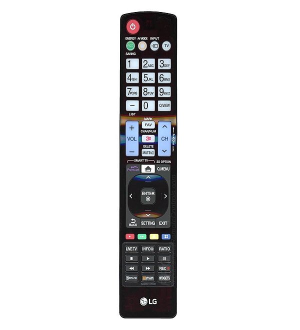 Controle Remoto LG Smart Tv 3D AKB74115501