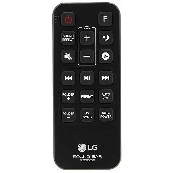 Controle Remoto LG Sound Bar - AKB75155301