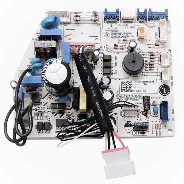 PLACA PRINCIPAL DA EVAPORADORA AR CONDICIONADO LG EBR73980402