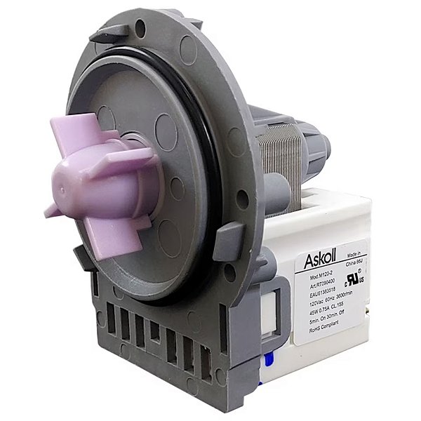 Bomba De Drenagem Da Lavadora LG - EAU61383518