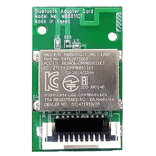 PLACA MÓDULO BLUETOOTH  MICRO SYSTEM LG EAT62833603 MB8811C1