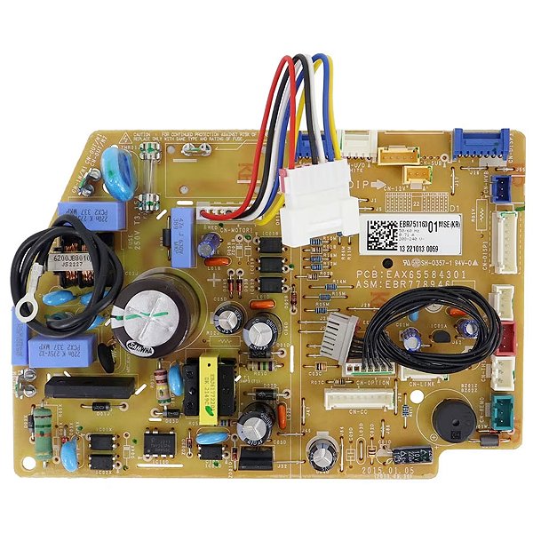 PLACA PRINCIPAL EVAPORADORA AR CONDICIONADO LG EBR75116301