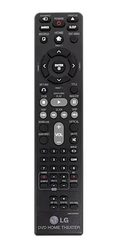 Controle Remoto LG Home Theater - AKB37026858