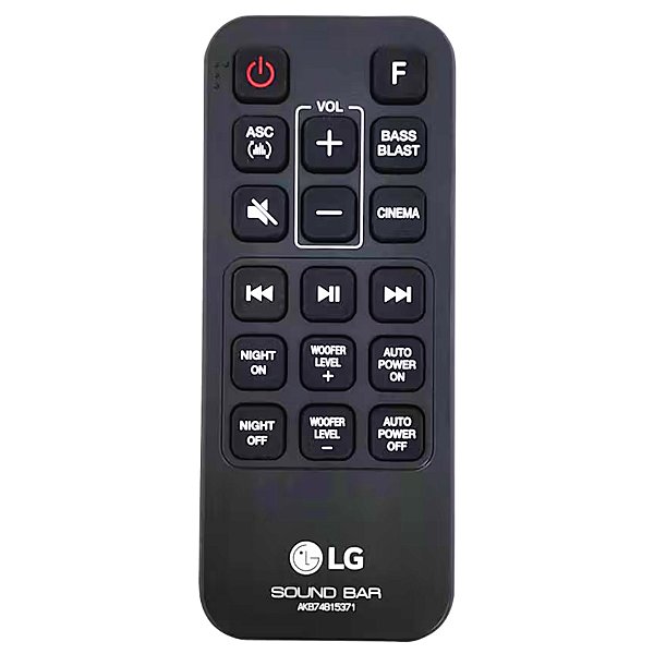 Controle Remoto Sound Bar LG Sk4d Akb74815371