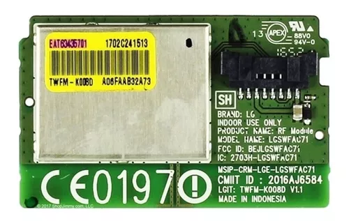 Módulo Wi Fi LG Lgswfac71 - EAT63435701