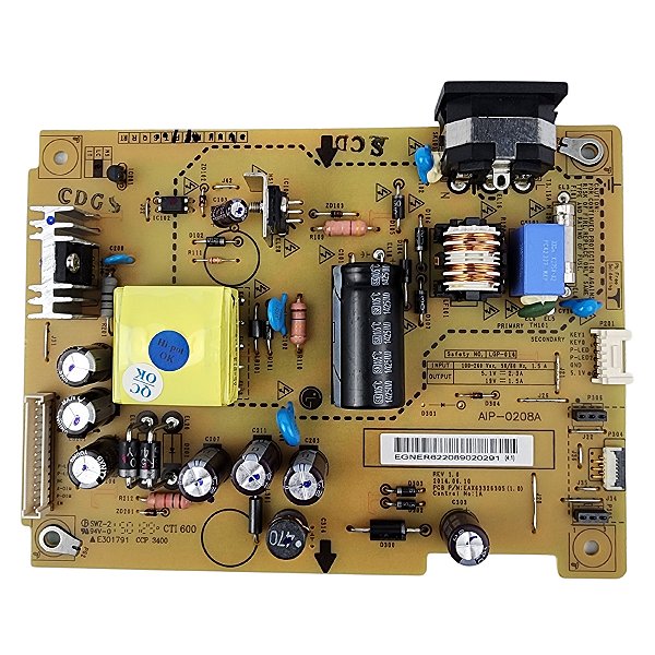 PLACA FONTE MONITOR DIGITAL LG - EAY62208902
