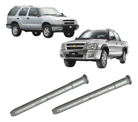 Pino Dobradiça Porta S10 Blazer 95/11 Original Gm Par 2 Pçs