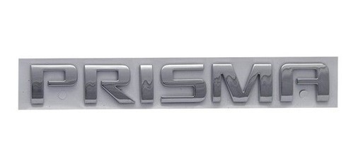 Emblema Prisma Cromado Tampa Traseira Original