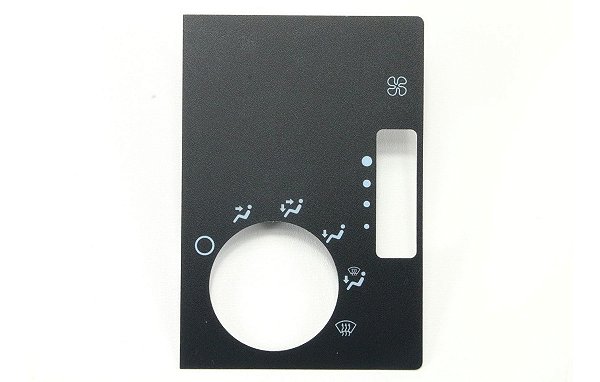 Moldura Controle Desembaçador S10 Blazer Sem Ar Condicionado