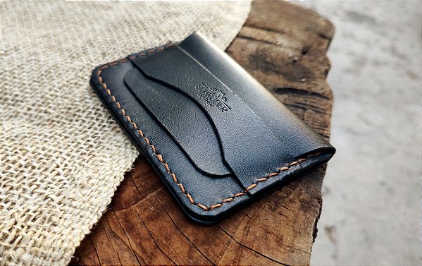 Carteira Em Couro S2 Preta