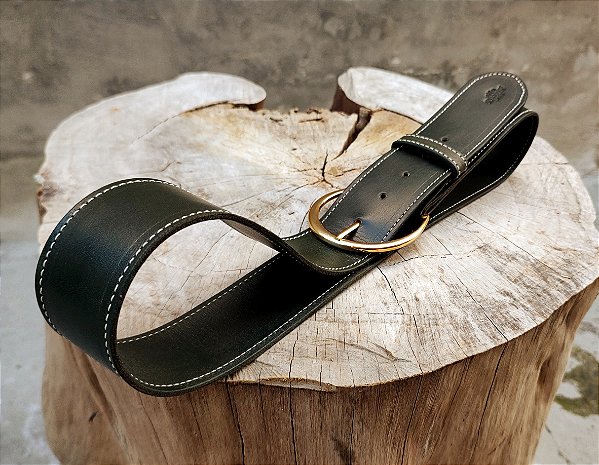 Cinto 5.0 Feminino Em Couro Verde militar