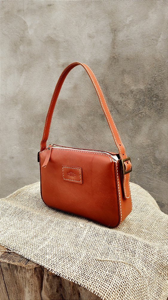 Bolsa Gessy Em Couro Natural