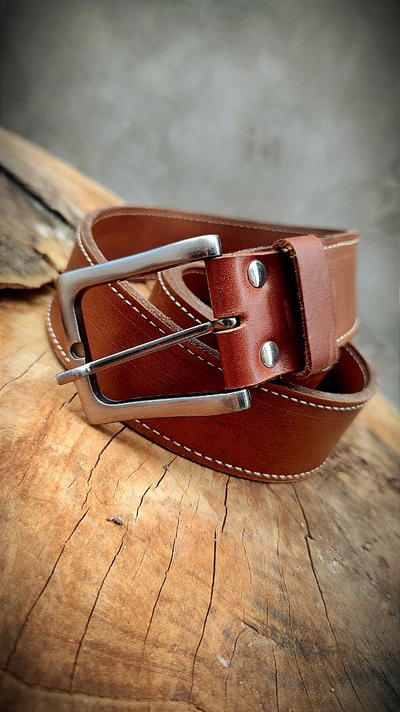 Cinto 4.0 Esportivo Masculino Em Couro Telha