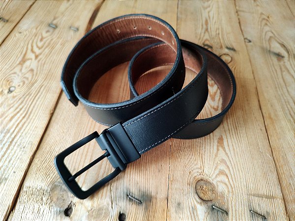 Cinto Reversível 4.0 Masculino Em Couro Preto