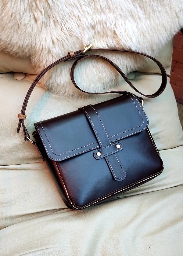 Bolsa Deisy Em Couro Café