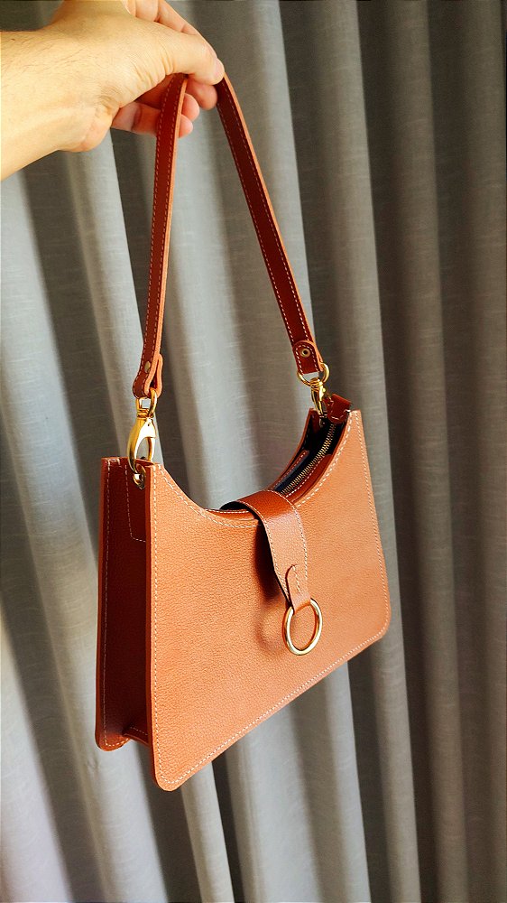 Bolsa Chelsea Em Couro Camel