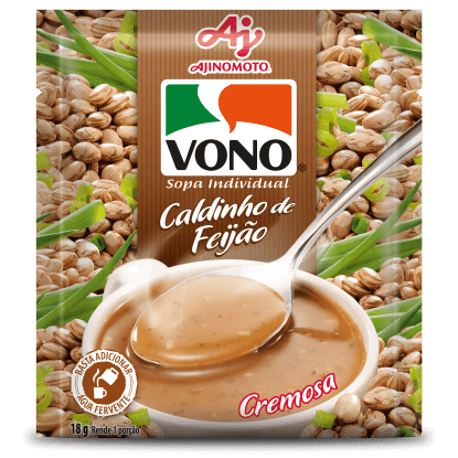 10 Sopa Vono Sabor Caldinho de Feijão 18g